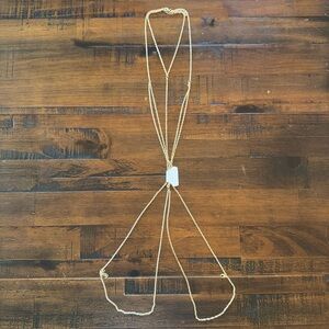 Gold Body Chain Necklace - Women's Jewelry
